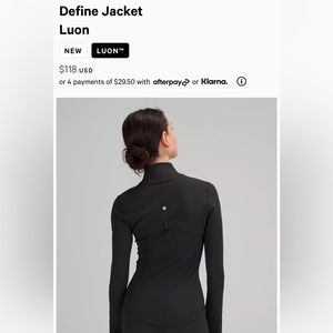 Lululemon Define Jacket